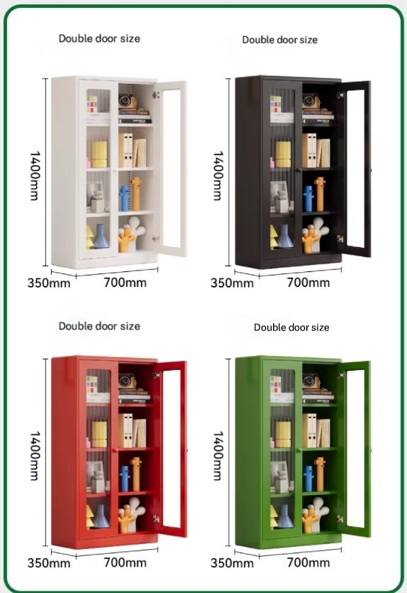 Factory Direct: Red Metal Toy & Book Organizer | High-Capacity Commercial Grade Steel Cabinet for Nurseries