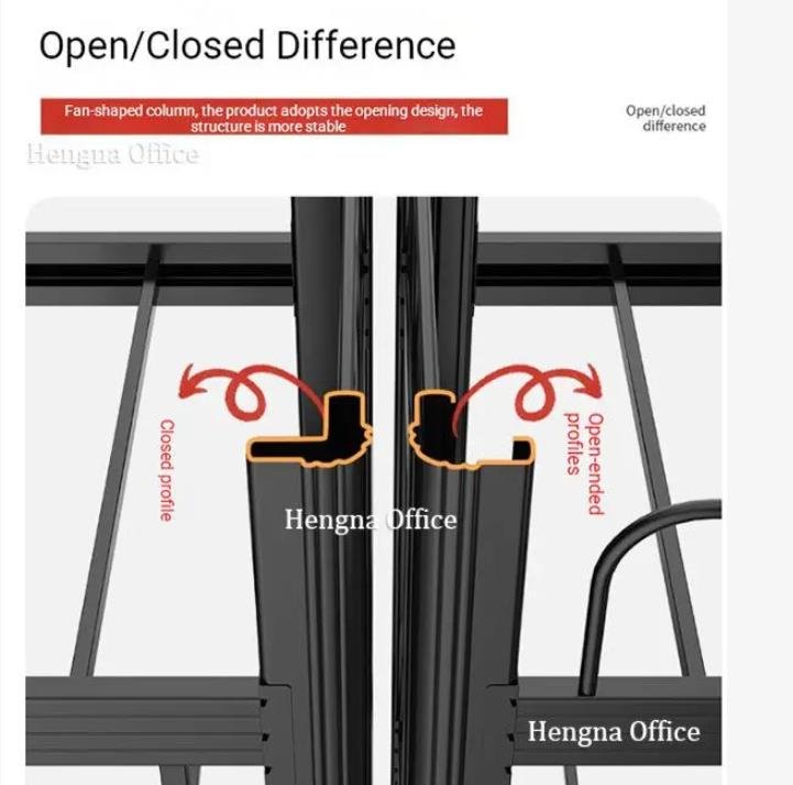 Snap-in Boltless Design: Features a screwless docking design where components lock into place; the structure becomes increasingly stable as weight is applied, effectively eliminating noise and shaking.